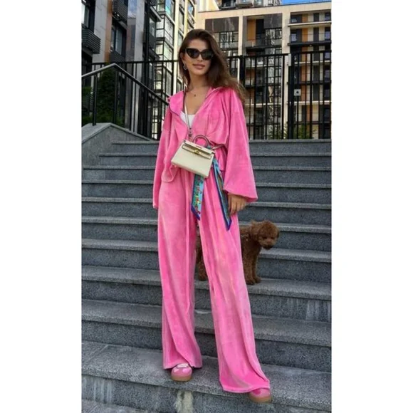 Pretty Pink Pants Set - Picture 2 of 9
